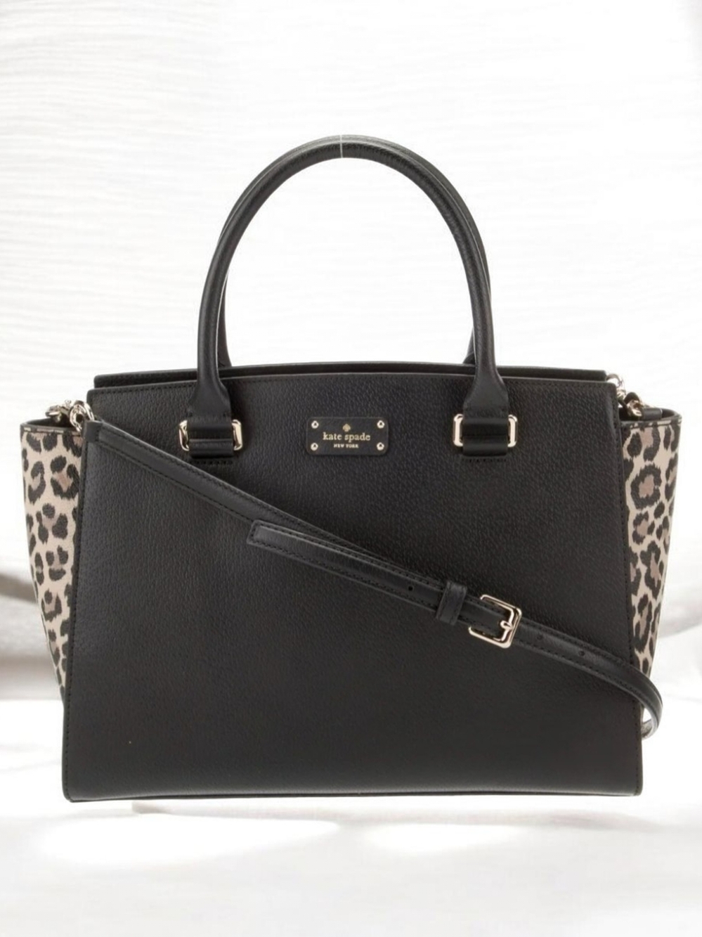 Kate Spade New York LANA GROVE STREET LEOPARD SATCHEL